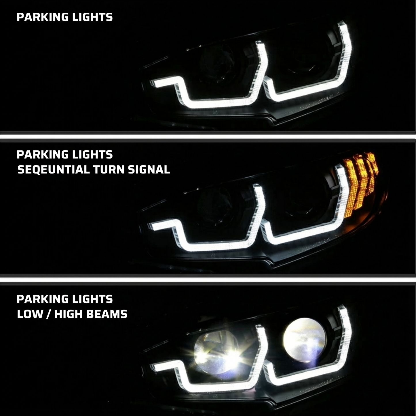 BMW Inspired Sequential Headlights
