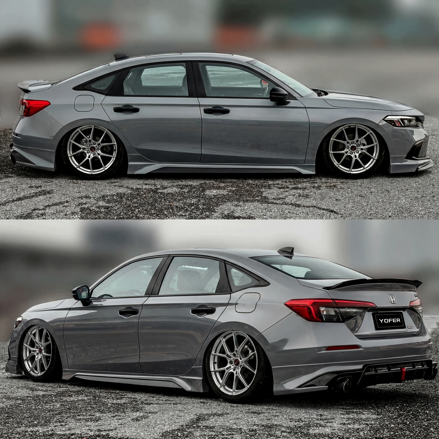 v1 Duckbill Yofer Style Spoiler for 2022+ Sedan