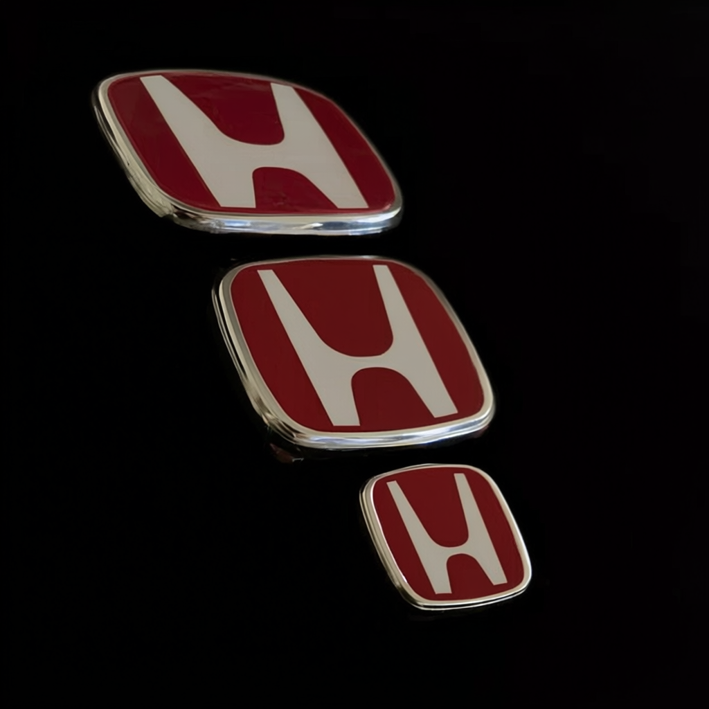 JDM Emblem Set (Front - Rear - Steering Wheel)