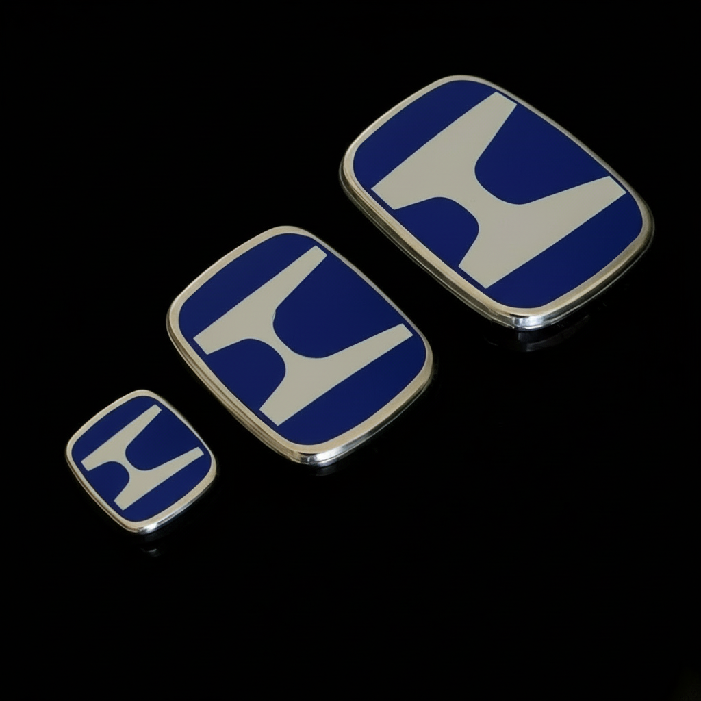 JDM Emblem Set (Front - Rear - Steering Wheel)