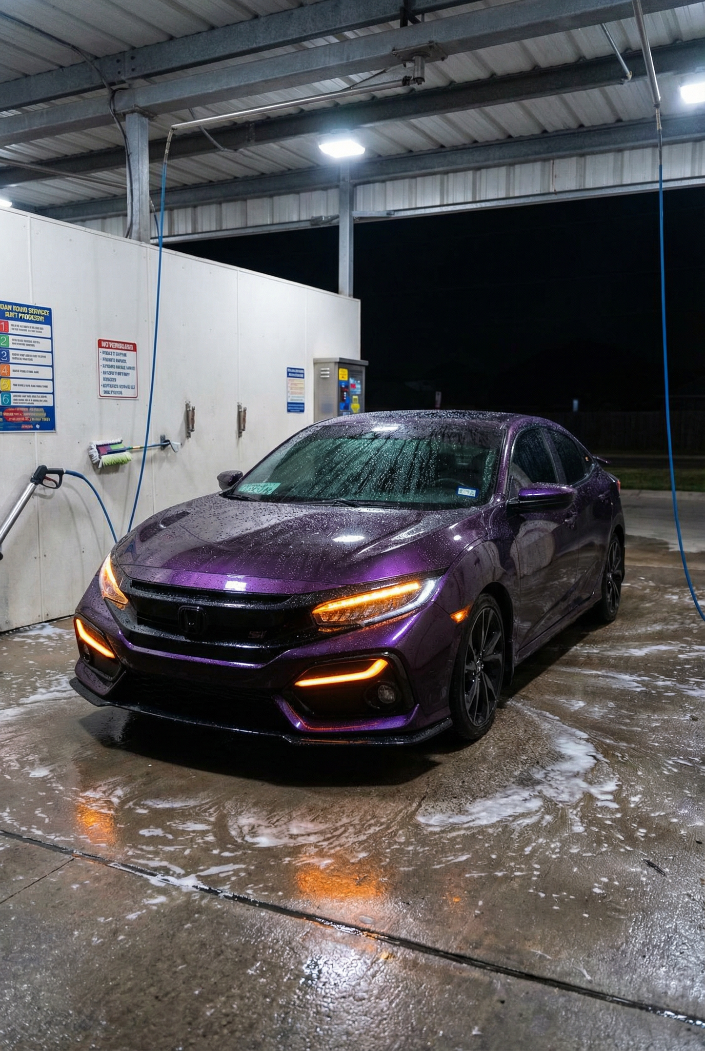 Sequential Fog Garnish Lights