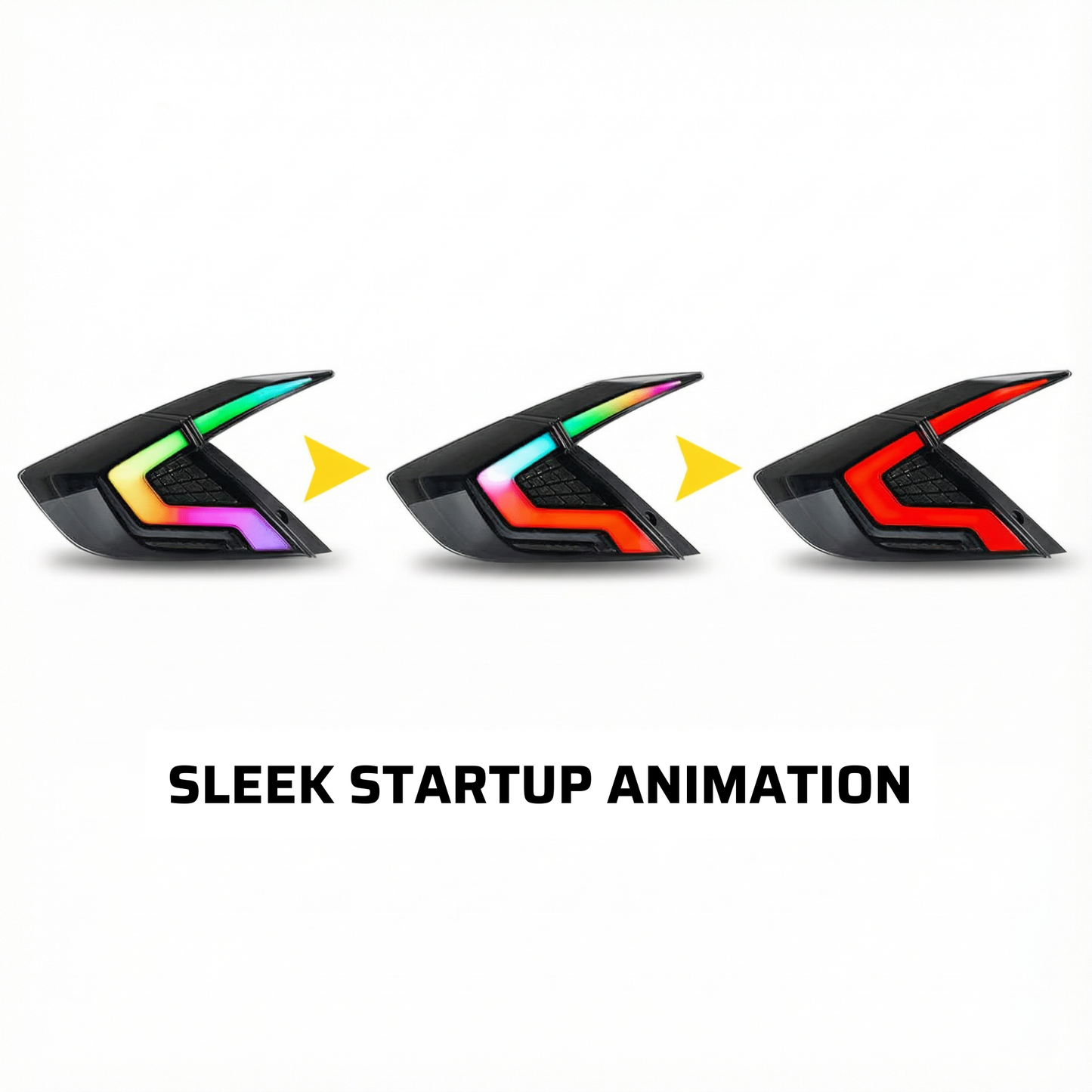 APX Phantom Blade RGB Taillights for 2016-2021 Civic Sedan