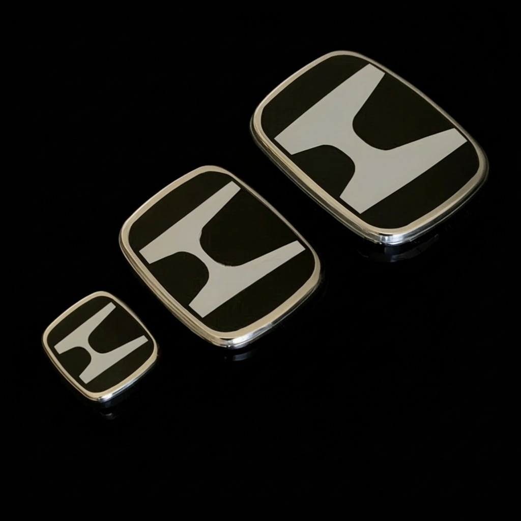 JDM Emblem Set (Front - Rear - Steering Wheel)