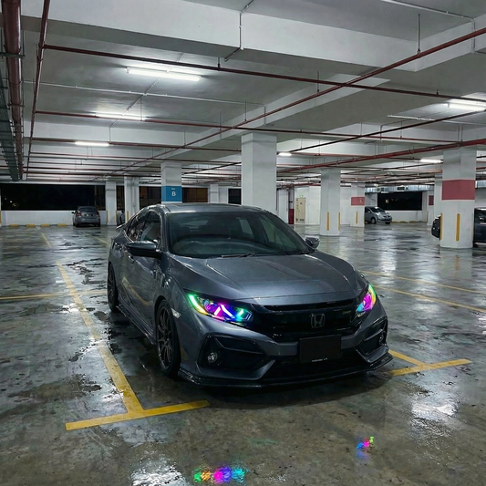 RBG Lambo Inspired Sequential Headlights - 10th Gen Civic